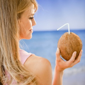 Coconut water for hair loss and shiny hair