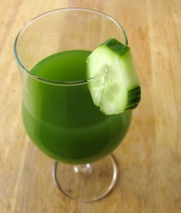 cucumber-juice and slice
