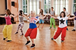 Hip-hop abs dance for losing weight
