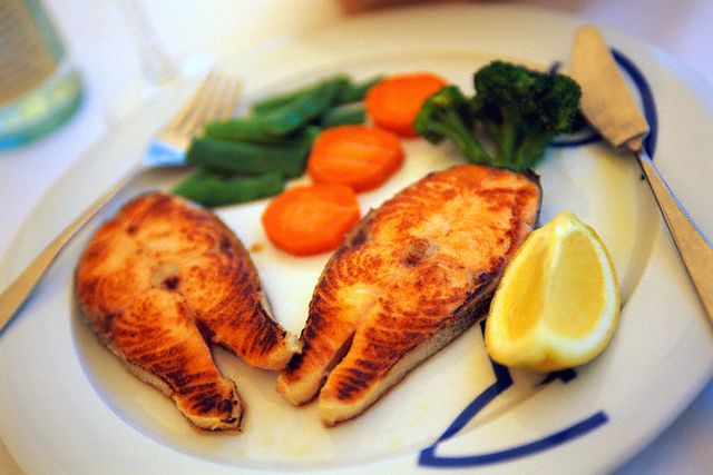 Iodine foods Fish, Carrots treats white hair