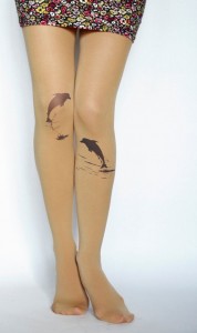 Sexy Dolphin Tattoo Design on Legs