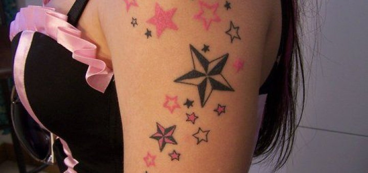 Sexy Star Tattoo Designs