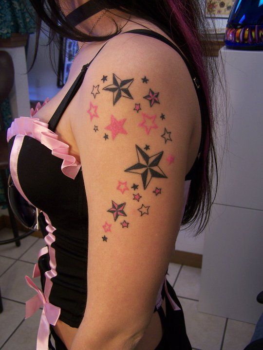 Sexy Star Tattoo Designs
