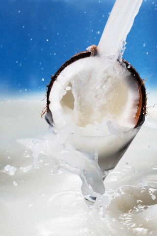 Coconut milk cures mouth ulcers