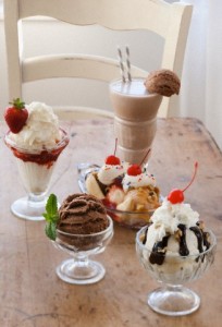 Ice Cream, Milk Shakes high sugar foods