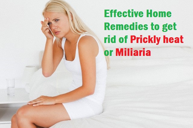 Miliaria Prickly heat remedies