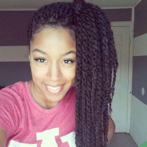 Two Stranded Side Twist Hairstyle