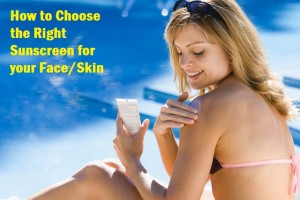 right sunscreen for skin