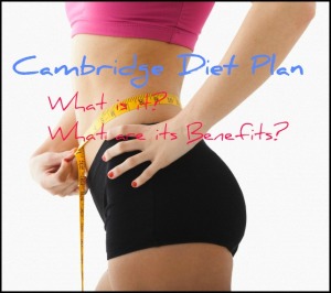 cambridge diet plan benefits