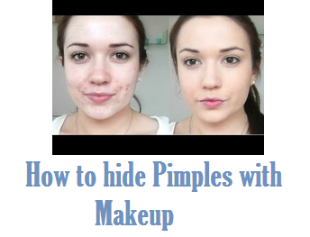 hide pimples with makeup