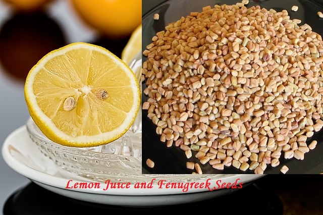 lemon juice fenugreek seeds