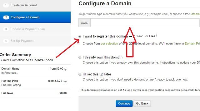Configuring Domain on Dreamhost