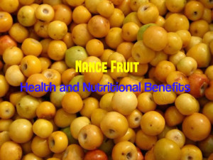 Nance Fruit Health Benefits