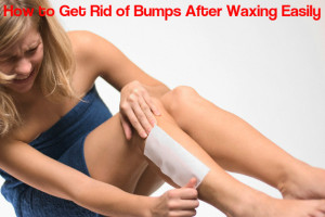 Prevent Bumps After Waxing