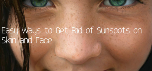 Sunspots on Skin Face Tips