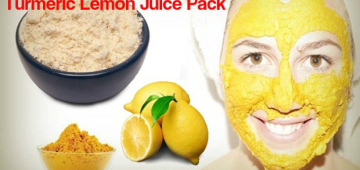 Turmeric lemon juice pack