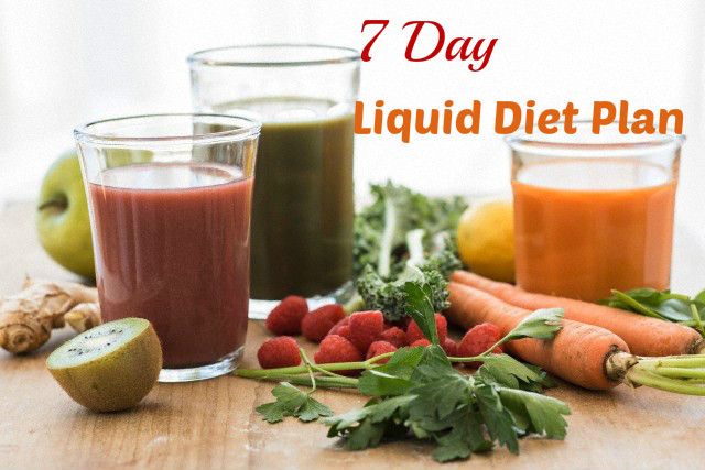 7 Day Liquid Diet Plan