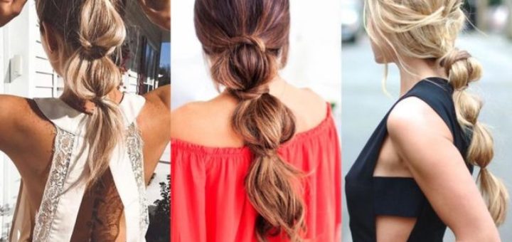 Bubble Ponytail Friday Hairstyle