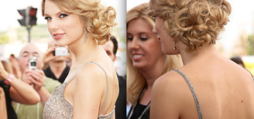 Curly Side Bun Taylor Swift