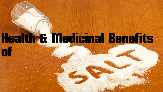 Salt Health Medicinal Benefits