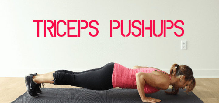 Triceps Pushups Exercise