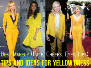 Yellow Dress Makeup Tips Ideas