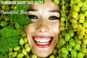 Homemade Grape Face Packs
