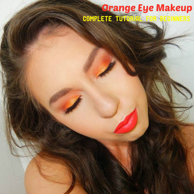 Orange Eye Makeup