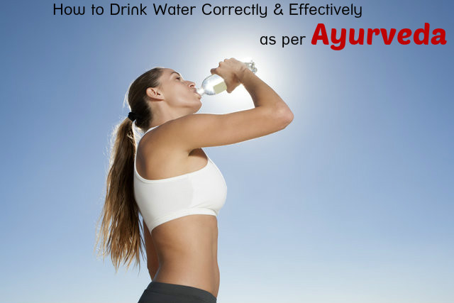 Ayurveda water drinking