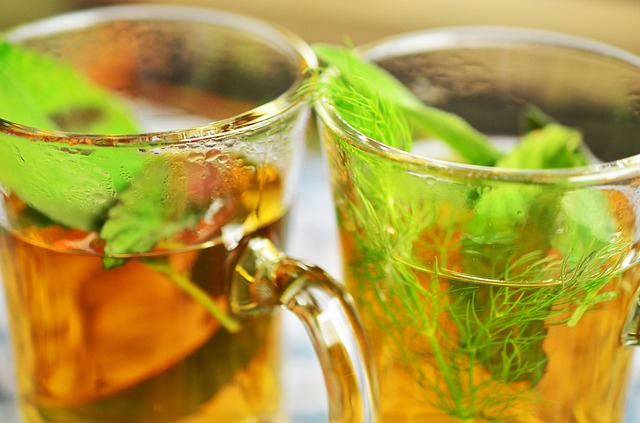 Refreshing Summer Drinks - Mint green tea juice